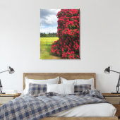 Atemberaubendes Rhododendron und Landschaftlicher  Leinwanddruck (Insitu (Schlafzimmer))