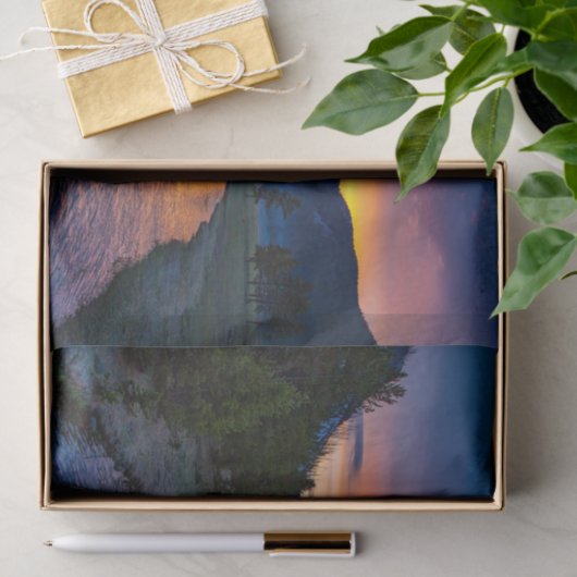 Atemberaubendes River Sunset Decoupage Tissue Pape Seidenpapier (Geschenk)