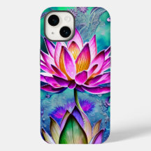 Atemberaubendes rosa Lotus Blume Portrait