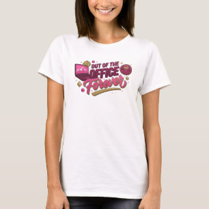 Atemberaubendes rotes OUT OF OFFICE Wearable Art T-Shirt
