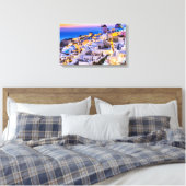 Atemberaubendes Santorini Griechenland Leinwanddruck (Insitu (Schlafzimmer))