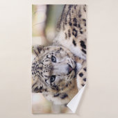 Atemberaubendes Schneeballportrait Badehandtuch (Badehandtuch)