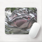Atemberaubendes Silber und rosa Rose mousepad (Mit Mouse)