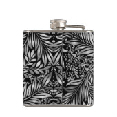 Atemberaubendes Silberfaser Flachmann (Rückseite)