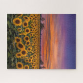 Atemberaubendes Sonnenuntergang-Puzzlespiel Puzzle (Horizontal)