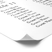 Atemberaubendes Spektrum von Blumenhochzeiten Poster (Ecke)