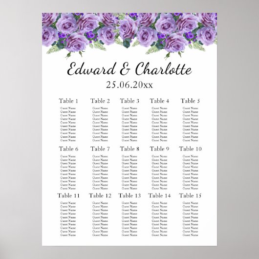 Atemberaubendes Spektrum von Blumenhochzeiten Poster (Vorne)