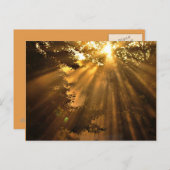 Atemberaubendes Sunset Foto mit Crazy Sunams Postkarte (Vorne/Hinten)