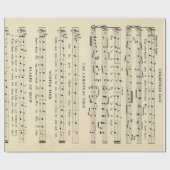 Atemberaubendes ungewöhnliches Vintages Geschenkpapier (Flach)