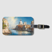 Atemberaubendes Venedig, Italien Gondelaussicht Gepäckanhänger (Vorderseite (Horizontal))