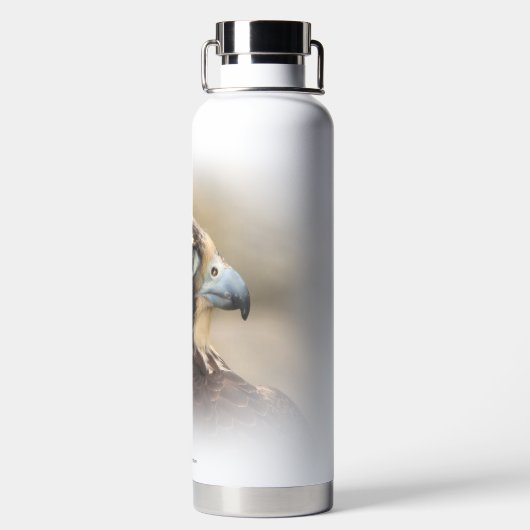 Atemberaubendes Vignettiertes Profil eines Peregri Trinkflasche (Rückseite)