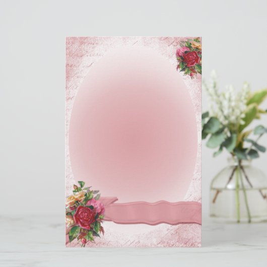 Atemberaubendes Vintages Briefpapier (Stehend Vorderseite)