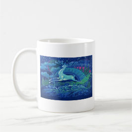 Atemberaubendes Vintages russisches blaues Kaffeetasse