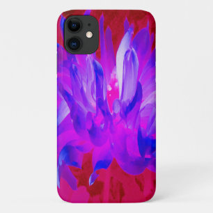 Atemberaubendes Violet Blau und Hot Pink Kaktus Da Case-Mate iPhone Hülle