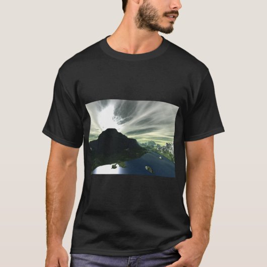 Atemberaubendes Wasser Panoramablick T-Shirt (Vorderseite)