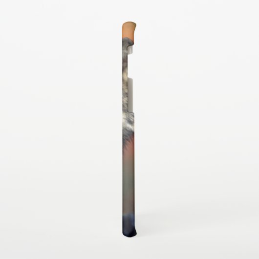 Atemberaubendes Wolfsprotrait Samsung Galaxy Hülle (Linke Seite)