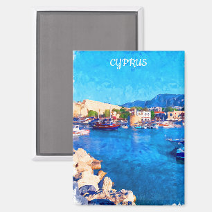Atemberaubendes Zypern Küstenlandschaft Magnet