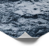 Atembergebende schneebedeckte Berge bedeckt von Wo Poster (Ecke)