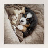 Atemberhund Personalisierter Berner Sennenhund Puzzle (Horizontal)