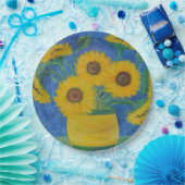 Atemberkende Sonnenblume Pappteller (Party)
