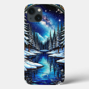 Atemberlandschaft im Winter mit Schnee Case-Mate iPhone Hülle