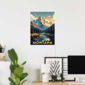 Atemberlandschaft in Montana Poster (Heimbüro)