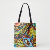 Atembermendes abstraktes Muster Tasche (Vorderseite)