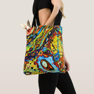 Atembermendes abstraktes Muster Tasche