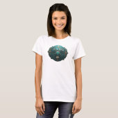 Atembermendes Navy TEACH MODE OFF Original Design T-Shirt (Vorne ganz)