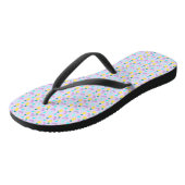 Atembermusterndes Fruchtmuster Badesandalen (Schrägansicht)