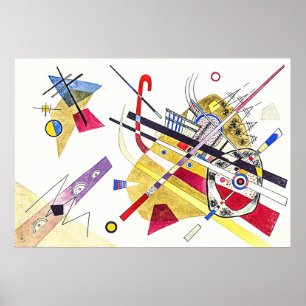 Atembernde Abstraktion - Wassily Kandinsky Kunst Poster
