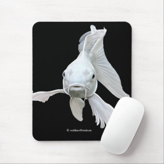 Atembernde Platin-Schmetterlings-Koi-Karpfen Mousepad