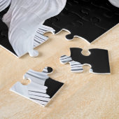 Atembernde Platin-Schmetterlings-Koi-Karpfen Puzzle (Seite)