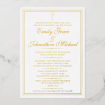 Atemberregende Goldfolie Christliche Minimalistisc
