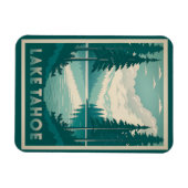 Atemberrübender Lake Tahoe Magnet (Horizontal)