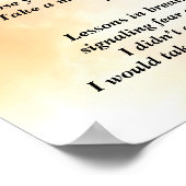 Atemlessons ©2012 by Trinka Polite (Plakat) Poster (Ecke)