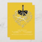 Atemlose Hochzeitseinladung - Sonnenschein Einladung (Vorne/Hinten)