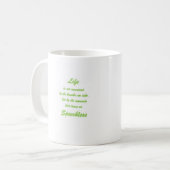 Atemlose Momente: Das unvergessliche Leben erleben Kaffeetasse (Vorderseite Links)