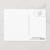 Atemloser leichter Lavendel Postkarte (Rückseite)