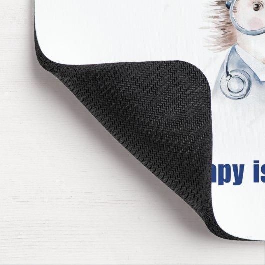 Atemmuskulatur-Pad Mousepad (Ecke)