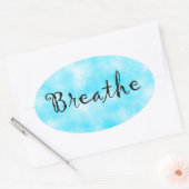 Atemovale Aufkleber (Umschlag)