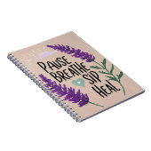 ✨ Atempause - Schluckheilung | Design Notizblock (Rechte Seite)