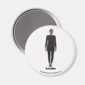 Atemprojekt 1 von 12 magnet (Vorderseite/Rückseite)