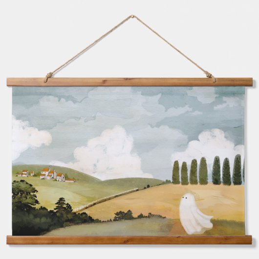Atemraum Wandteppich Mit Holzrahmen (Vorne)