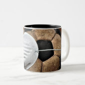 Atemschutz Zweifarbige Tasse (VorderseiteRechts)
