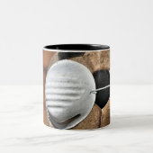 Atemschutz Zweifarbige Tasse (Mittel)