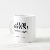 Atemstillstand Mug Kaffeetasse (Vorderseite Links)