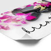 Atemstillstand: Orchid, Hot Stone Wellness-Center  Fotodruck (Ecke)