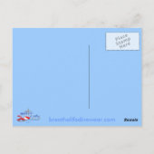 Atemtauchkleidung Postkarte (Rückseite)