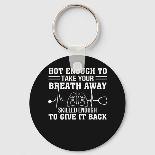 Atemtherapeut atmen Atemgeschick zurück Schlüsselanhänger (Vorderseite)